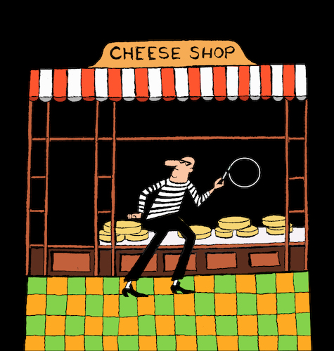 Cartoon: Cheese Shop... (medium) by berk-olgun tagged cheese,shop