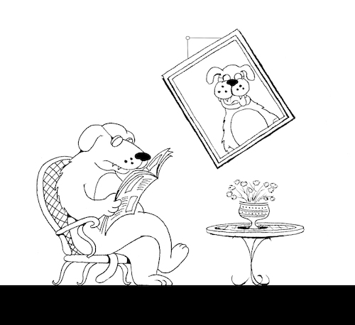 Cartoon: Cool Dog... (medium) by berk-olgun tagged cool,dog