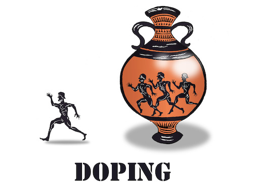 Cartoon: Doping... (medium) by berk-olgun tagged doping
