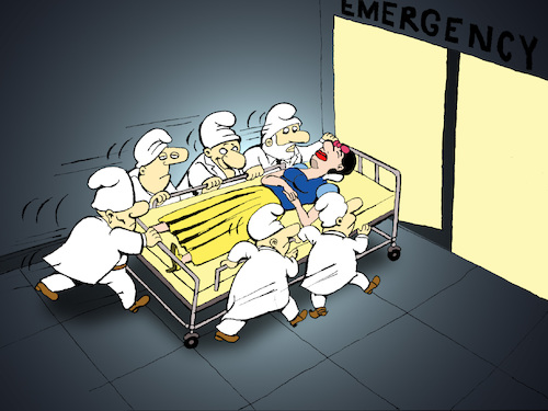 Cartoon: Emergency 1... (medium) by berk-olgun tagged emergency