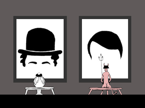 Cartoon: Exhibition... (medium) by berk-olgun tagged exhibition