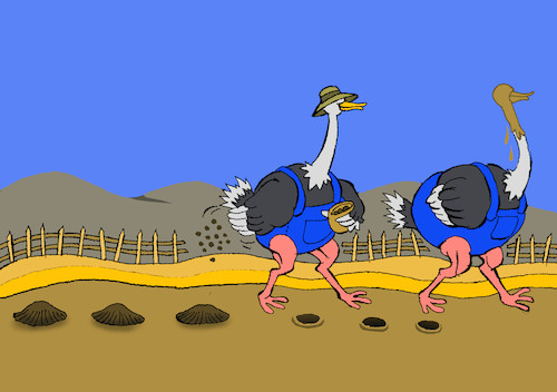 Cartoon: Farmers... (medium) by berk-olgun tagged fames