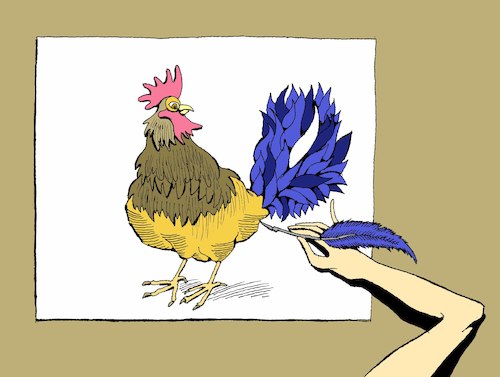 Cartoon: Feather Pen... (medium) by berk-olgun tagged feather,pen