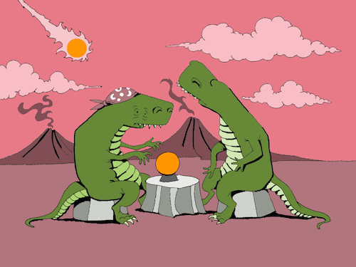 Cartoon: Fortune Teller... (medium) by berk-olgun tagged fortune,teller