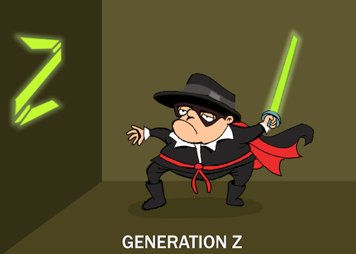 Cartoon: Generation Z... (medium) by berk-olgun tagged generation