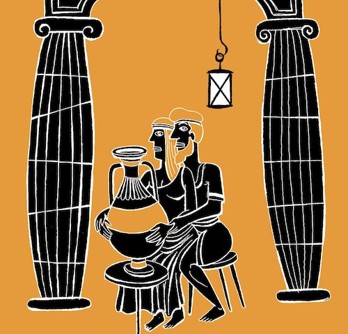 Cartoon: Greek Vase... (medium) by berk-olgun tagged greek,vase