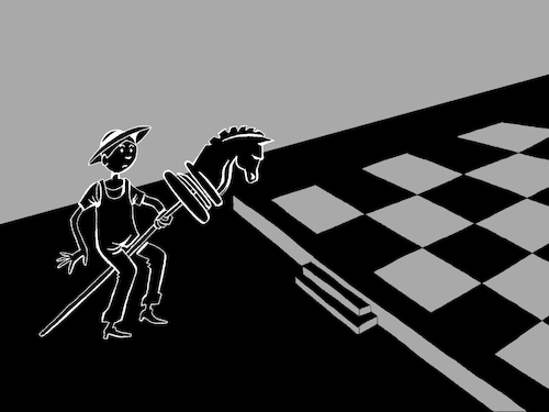 Cartoon: Hard Life... (medium) by berk-olgun tagged hard,life