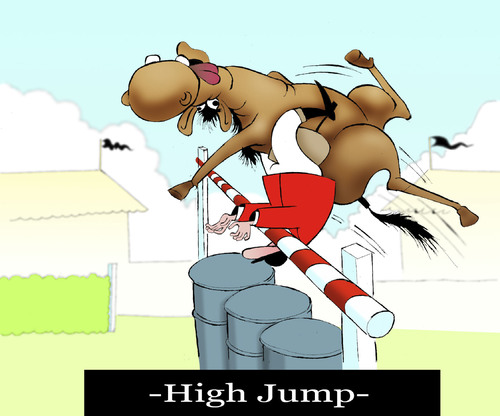 Cartoon: High Jump... (medium) by berk-olgun tagged high,jump