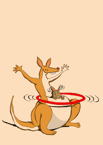Cartoon: Hula Hoop... (medium) by berk-olgun tagged hula,hoop