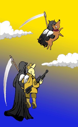 Cartoon: Hunting Dog... (medium) by berk-olgun tagged hunting,dog