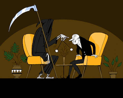 Cartoon: Hypnosis... (medium) by berk-olgun tagged hypnosis