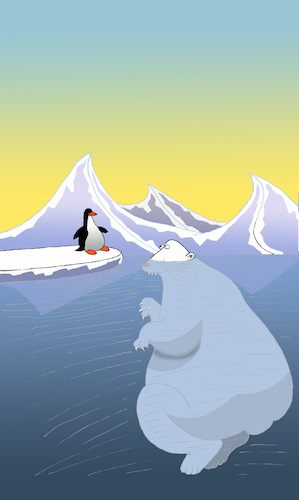 Cartoon: Iceberg... (medium) by berk-olgun tagged iceberg