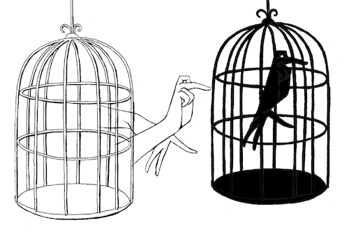 Cartoon: Idea Prison... (medium) by berk-olgun tagged idea,prison
