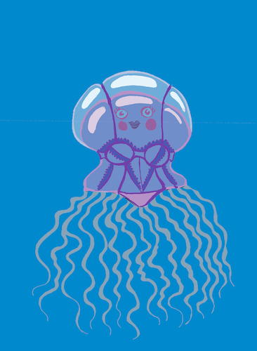 Cartoon: Jellyfish ... (medium) by berk-olgun tagged jellyfish
