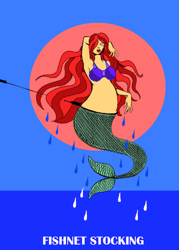 Cartoon: Mermaid... (medium) by berk-olgun tagged mermaid