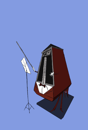 Cartoon: Metronome... (medium) by berk-olgun tagged metronome