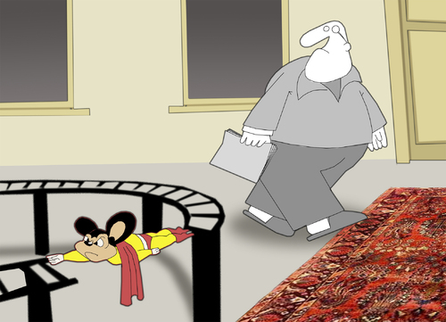 Cartoon: Mighty Mouse.. (medium) by berk-olgun tagged mighty,mouse