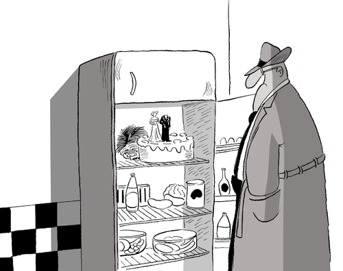 Cartoon: Murder... (medium) by berk-olgun tagged murder