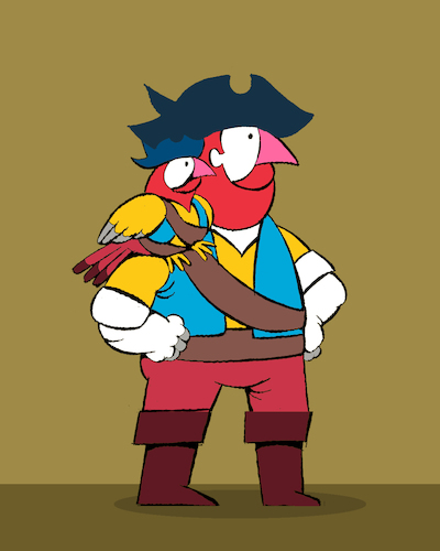 Cartoon: Parrot Owner... (medium) by berk-olgun tagged parrot,owner