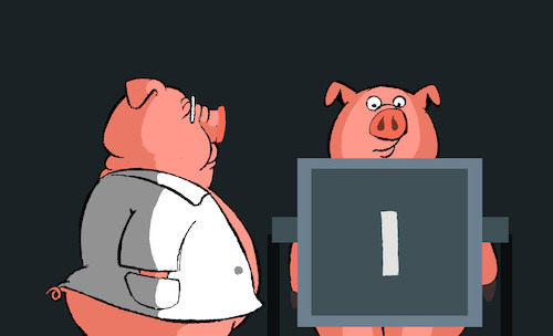 Cartoon: Pig Money Box... (medium) by berk-olgun tagged pig,money,box