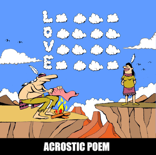 Cartoon: Poem... (medium) by berk-olgun tagged poem