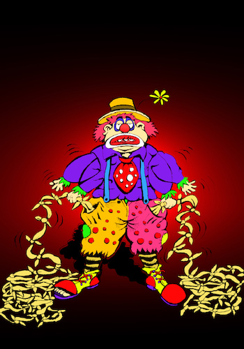 Cartoon: Poor Clown... (medium) by berk-olgun tagged poor,clown