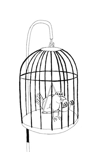 Cartoon: Prison... (medium) by berk-olgun tagged prison