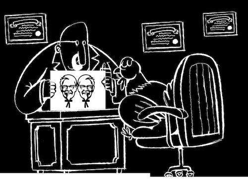 Cartoon: Rorschach Test... (medium) by berk-olgun tagged rorschach,test