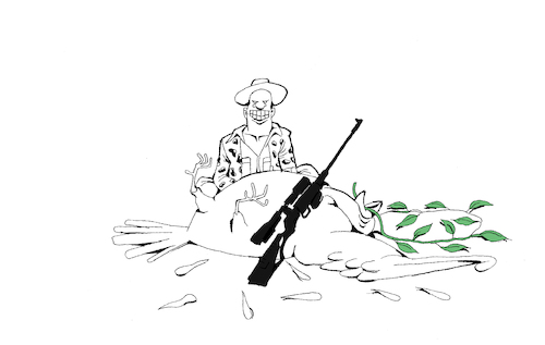 Cartoon: Safari Hunting... (medium) by berk-olgun tagged safari,hunting