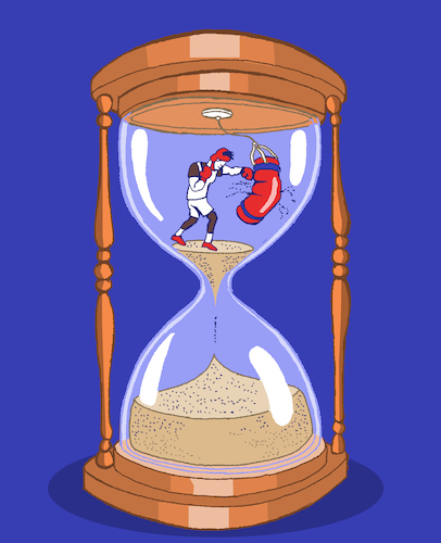 Cartoon: Sandbag... (medium) by berk-olgun tagged sandbag