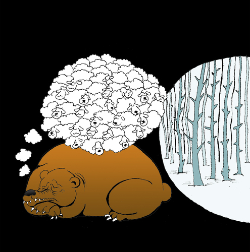 Cartoon: Sleepless... (medium) by berk-olgun tagged sleepless