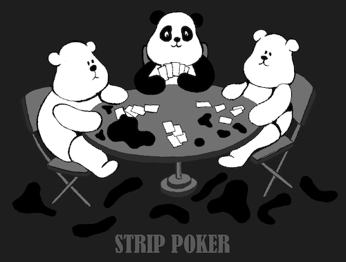 Cartoon: Strip Poker... (medium) by berk-olgun tagged strip,poker