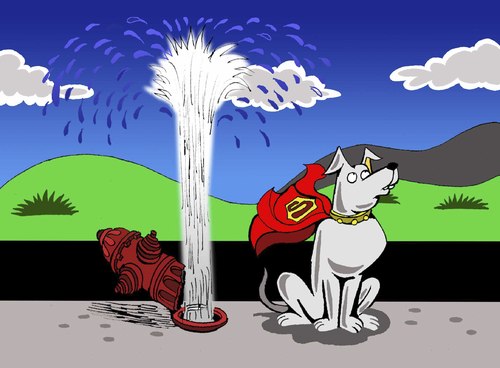 Cartoon: Super Dog... (medium) by berk-olgun tagged super,dog