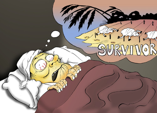 Cartoon: SURVIVOR... (medium) by berk-olgun tagged survivor