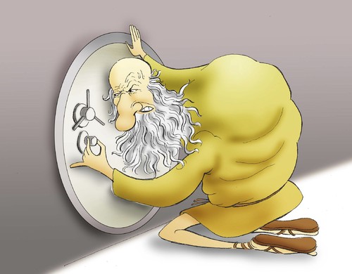 Cartoon: THE DA VINCI CODE.. (medium) by berk-olgun tagged the,da,vinci,code