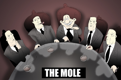 Cartoon: The Mole... (medium) by berk-olgun tagged the,mole