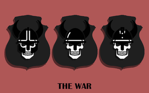 Cartoon: The War... (medium) by berk-olgun tagged the,war