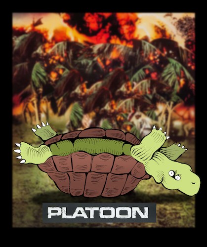 Cartoon: Turtle Platoon... (medium) by berk-olgun tagged turtle,platoon