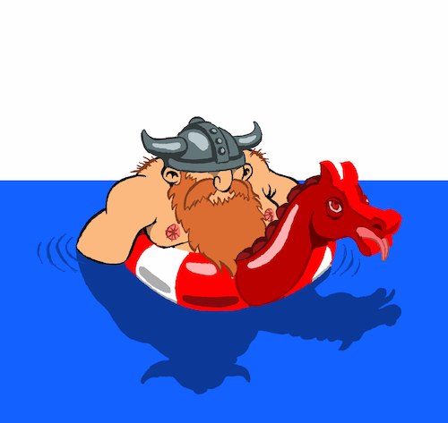 Cartoon: Viking... (medium) by berk-olgun tagged viking