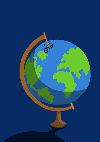 Cartoon: World Tour Bike... (medium) by berk-olgun tagged world,tour,bike