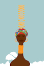 Cartoon: African Woman Illustration... (small) by berk-olgun tagged african,woman,illustration
