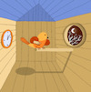 Cartoon: Birdhouse... (small) by berk-olgun tagged birdhouse