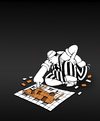 Cartoon: Butchers Puzzle... (small) by berk-olgun tagged butchers,puzzle