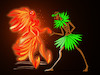 Cartoon: Dance with Fire... (small) by berk-olgun tagged dance,with,fire