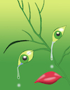 Cartoon: Dew Tears... (small) by berk-olgun tagged dew,tears