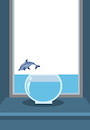 Cartoon: Dolphin... (small) by berk-olgun tagged dolphin