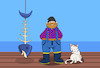 Cartoon: Fisherman... (small) by berk-olgun tagged fisherman