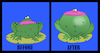 Cartoon: Frog Diet (small) by berk-olgun tagged frog,diet