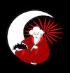 Cartoon: Geisha Yin Yang... (small) by berk-olgun tagged geisha,yin,yang
