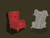 Cartoon: Ghost Armchair... (small) by berk-olgun tagged ghost,armchair